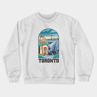 City of  Toronto in Ontario , Canada Crewneck Sweatshirt